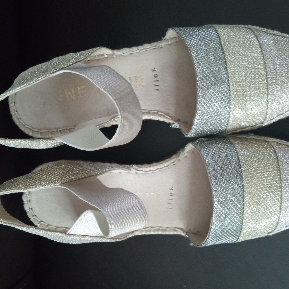Elegant Silver and Gold Women's Shoes